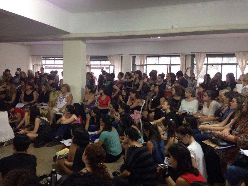 Organizers meet in Buenos Aires, Argentina. Photo by Valeria Donato.